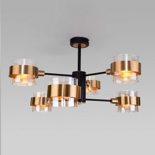 Люстра потолочная EUROSVET ARCADA 70127/6 черный