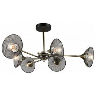 Люстра потолочная IMEX MD.5700 MD.5700-6-S-AB+BK