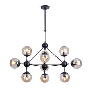 Люстра подвесная ARTE LAMP BOLLA A1664SP-10BK