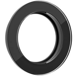 Рамка 1-пост, FAVORIT RUNDA, стекло, черный, W0015108, WERKEL