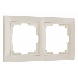 Рамка 2-пост, SNABB BASIC, слоновая кость, W0022003, WERKEL