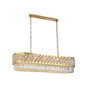 Люстра подвесная NEWPORT ASHLEY 8300/120 oval gold polished