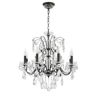 Люстра подвесная CRYSTAL LUX ODELIS SP8 BROWN