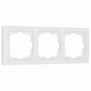 Рамка 3-пост, SNABB BASIC, белый, W0032001, WERKEL