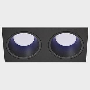 Светильник встраиваемый ITALLINE IT08-8013 IT08-8013 black 4000K 2 шт + IT08-8015 black