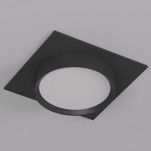 Светильник встраиваемый DENKIRS FLAT DK2091-BK