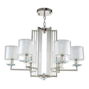 Люстра подвесная CRYSTAL LUX NICOLAS Nicolas SP-PL6 Nickel/White