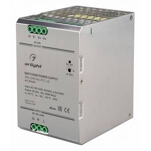 Блок питания ARLIGHT ARV-DRP 48V 480W IP20 44601