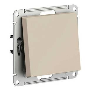 Выключатель 1-кл, ATLASDESIGN, Песочный, ATN001211, SCHNEIDER ELECTRIC