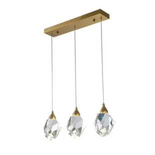 Подвес DELIGHT COLLECTION CRYSTAL ROCK II 9701P/3L brass