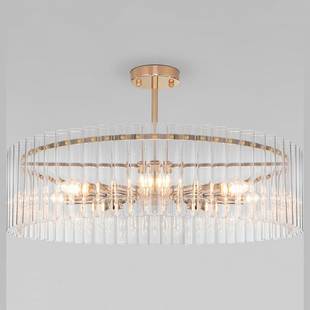 Люстра потолочная BOGATES FLAMEL 373/8 Smart золото