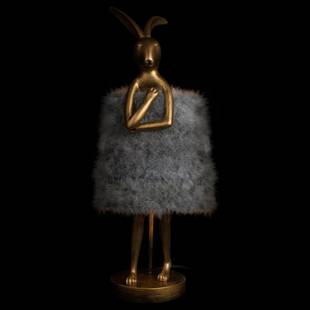 Настольная лампа LOFT IT LAPINE 10315/B Grey fluff