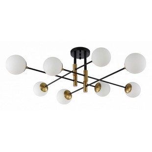 Люстра потолочная CRYSTAL LUX FIDEL FIDEL PL8 BLACK