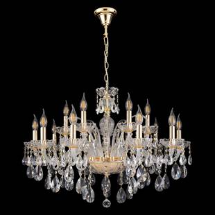 Люстра подвесная CRYSTAL LUX MONICA SP10+5 GOLD