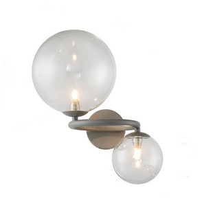 Бра DELIGHT COLLECTION WENDT KG1202W-2 grey/clear