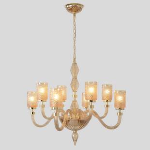 Люстра подвесная CRYSTAL LUX SILVESTRO SILVESTRO SP8 AMBER