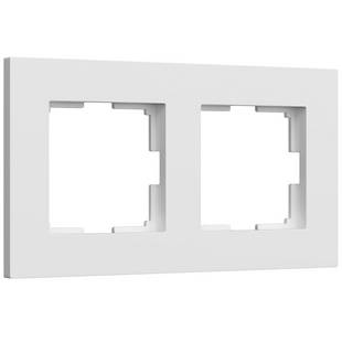 Рамка 2-пост, SLAB, белый матовый, W0022961, WERKEL