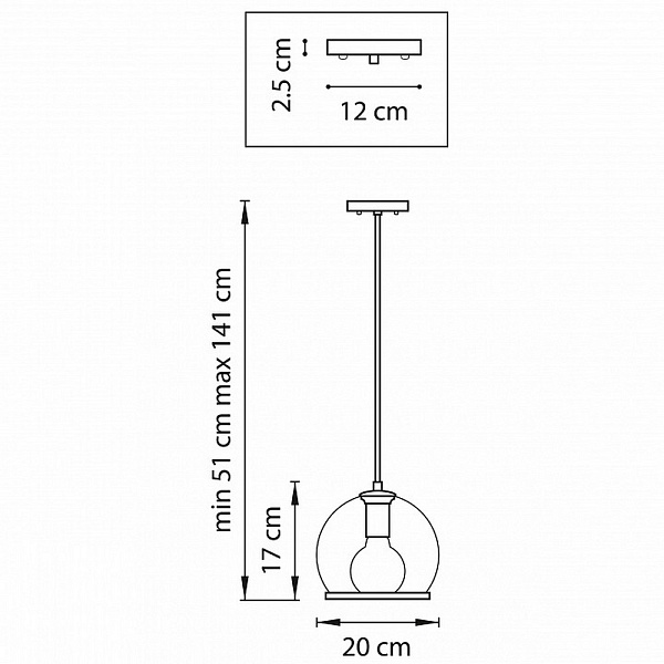 Подвес LIGHTSTAR SFERICO 729011
