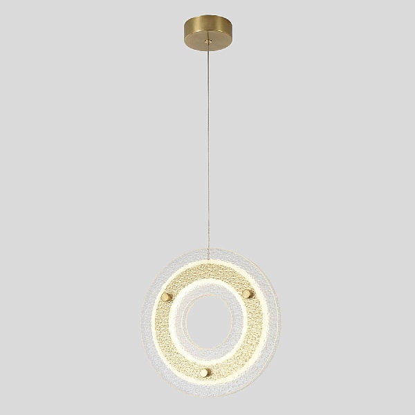 Подвес CRYSTAL LUX DIEGO DIEGO SP25W LED BRASS