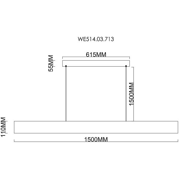 Подвес WERTMARK EDDA WE514.03.713