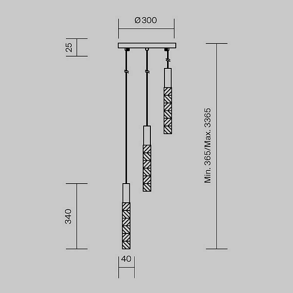 Подвес MAYTONI SELEMO MOD328PL-L9CH3K