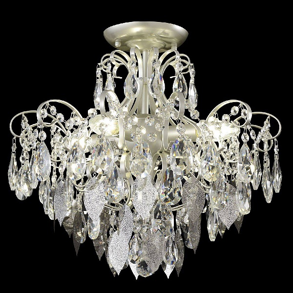 Люстра потолочная CRYSTAL LUX ESMIRALDA ESMIRALDA PL4 SILVER