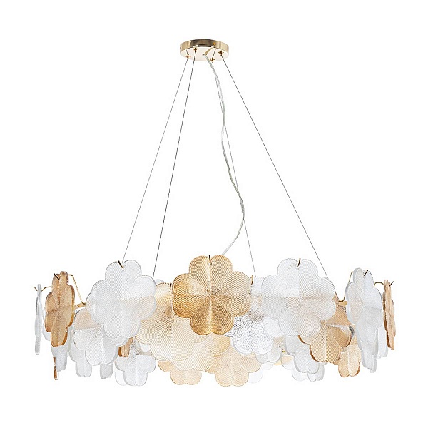 Люстра подвесная ARTE LAMP MALLIKA A4077SP-10GO