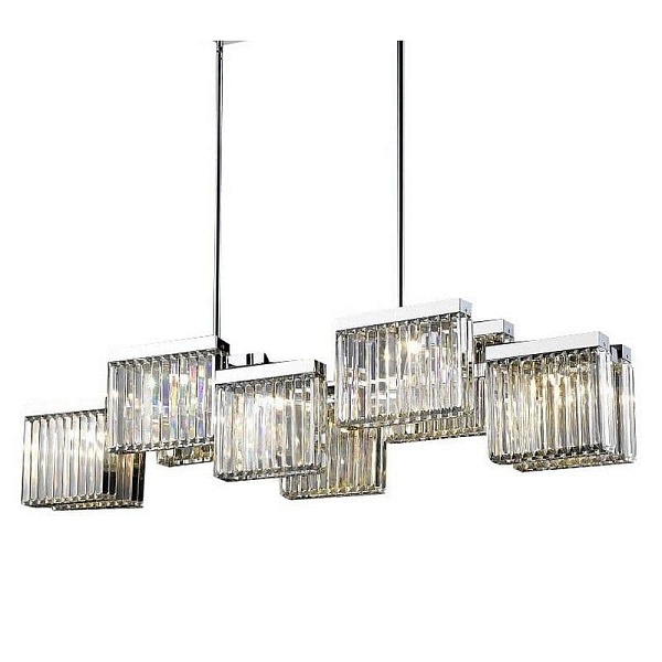 Люстра подвесная DELIGHT COLLECTION BROADWAY EP68031L-10 chrome