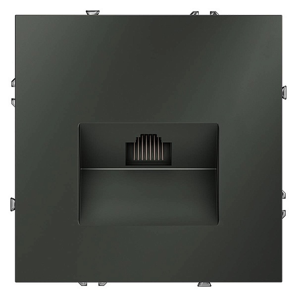 Розетка  RJ45, S70, Титан, VLS060106, VOLTUM