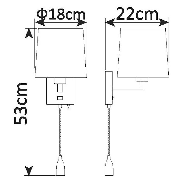 Бра ARTE LAMP Hall A9246AP-2SS
