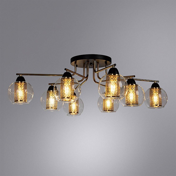 Люстра потолочная ARTE LAMP MANCHESTER A7045PL-8BK