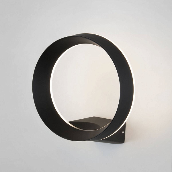 Светильник уличный настенный ELEKTROSTANDARD RING 1710 TECHNO LED черный a054933