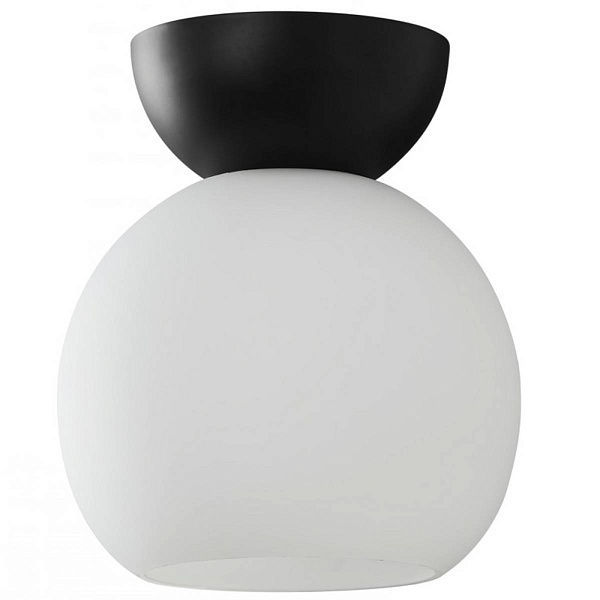 Светильник потолочный ILAMP MONO C6079-1 BK+WH