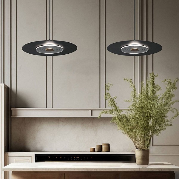 Подвес EUROSVET KONTUR 40030/1 LED черный