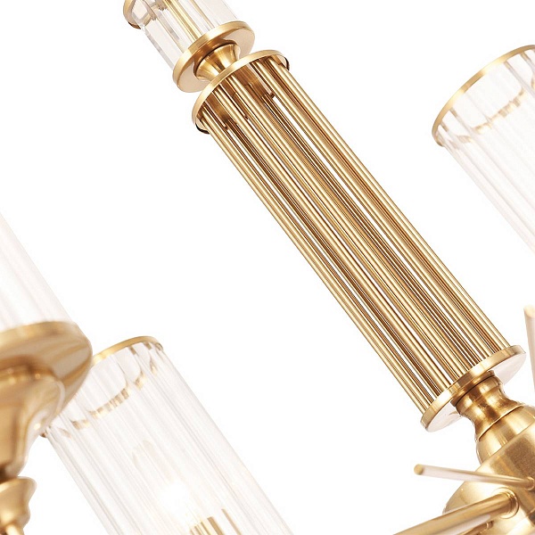Люстра подвесная CRYSTAL LUX GLORIA SP6 BRASS