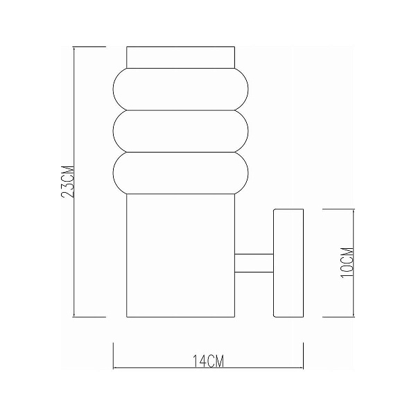Светильник уличный настенный ARTE LAMP Portico 4 A8381AL-1SS