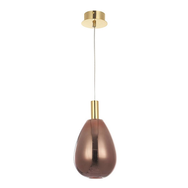 Подвес CRYSTAL LUX GAUDI SP4W LED COPPER