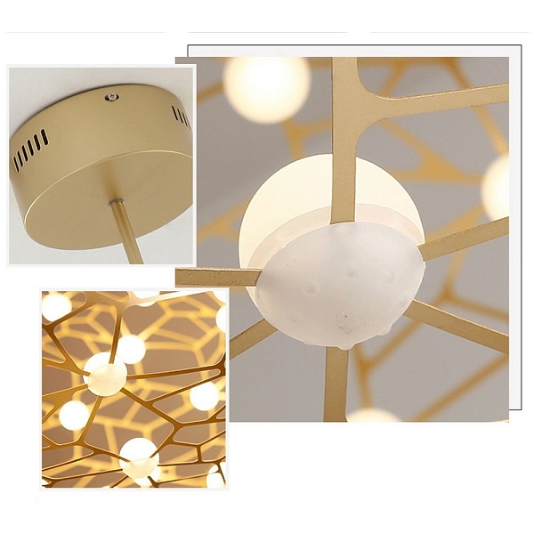 Люстра подвесная DELIGHT COLLECTION 8900 9922P/S gold