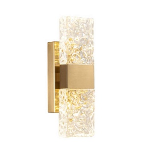 Бра DELIGHT COLLECTION WALL LAMP 88068W gold/clear