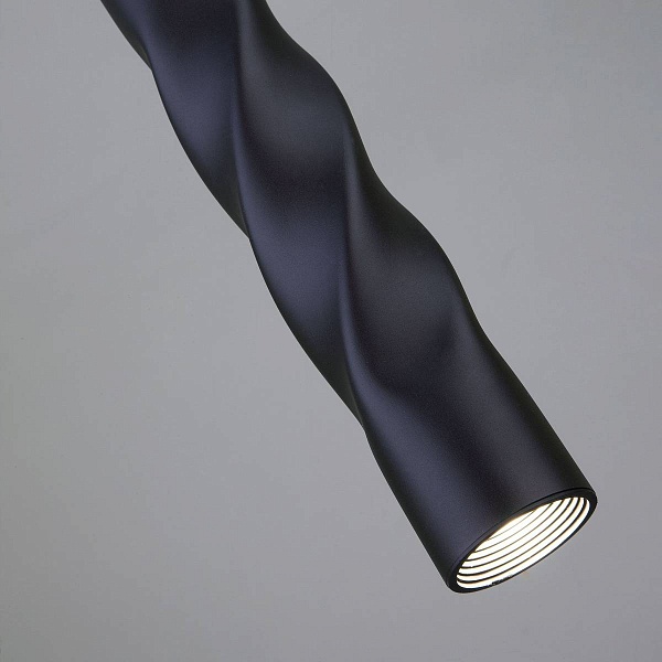 Подвес EUROSVET SCROLL 50136/1 LED черный 5W