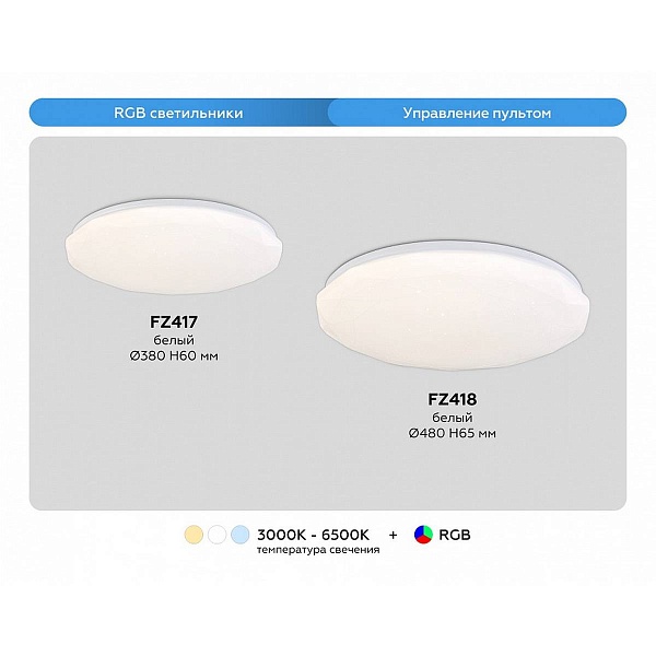 Светильник потолочный AMBRELLA LIGHT FZ FZ417