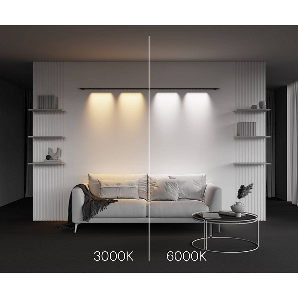 Трековый светильник MAYTONI POINTS C101CL-L1000-24W3-6K-B