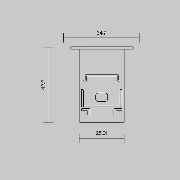 Заглушка MAYTONI LED STRIP PROFIL 642054
