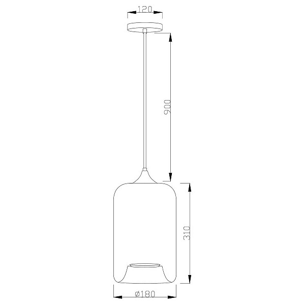 Подвес MODERLI SCRUM V11536-1P
