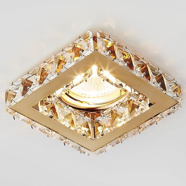 Светильник встраиваемый AMBRELLA LIGHT CRYSTAL K110 CL/G