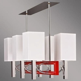 Люстра подвесная KEMAR RIFFTA RED RF/6/R