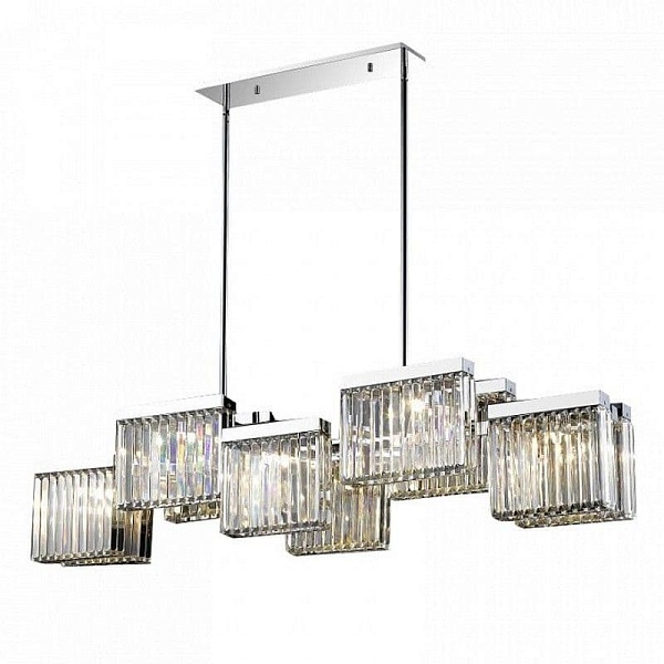 Люстра подвесная DELIGHT COLLECTION BROADWAY EP68031L-10 chrome