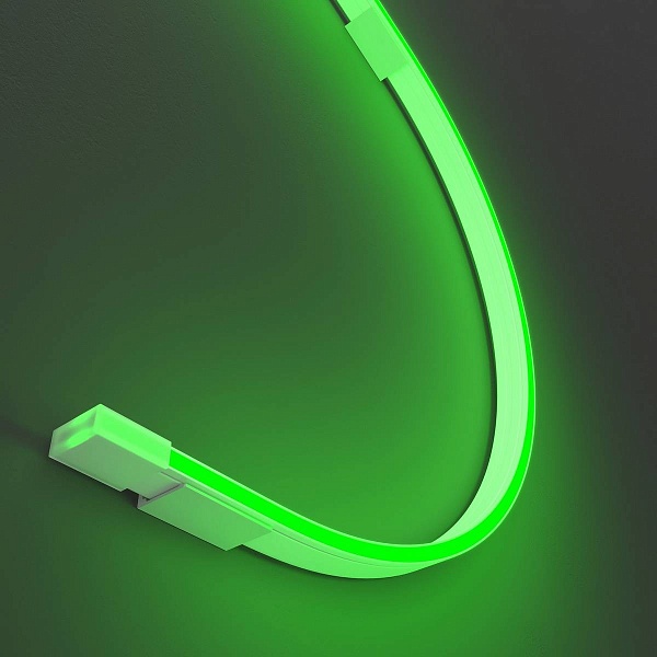 Лента LED ГИБКИЙ НЕОН 9,6 W/m 24V IP67 2835/144 Green (зеленый) 4mm (5м) 432040 MAYTONI