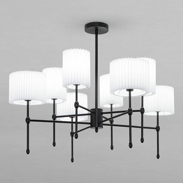 Люстра подвесная EUROSVET NOTTURNO 60162/8 черный