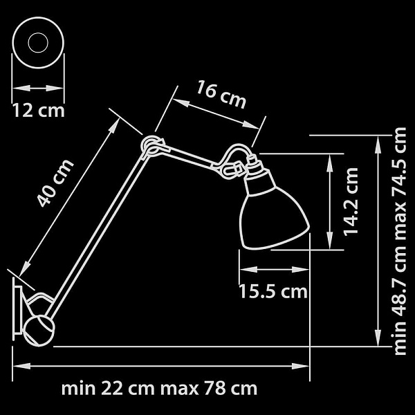Бра LIGHTSTAR LOFT 765616